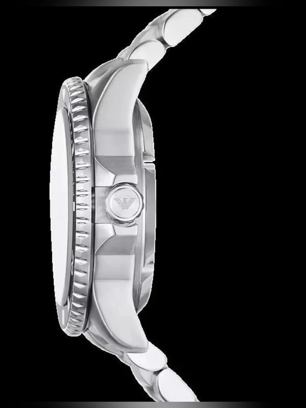 Emporio Armani Sea Explorer Blue Dial Silver Steel Strap Watch 42mm AR60079
